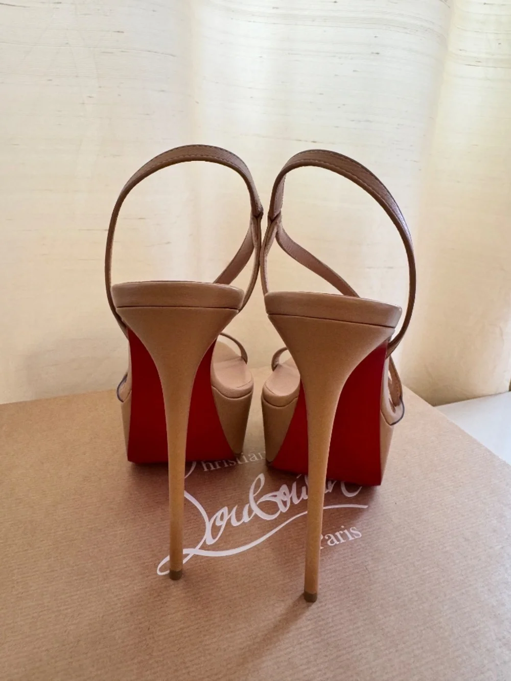 Christian Louboutin Rosalie Alta 150mm Blush size 36